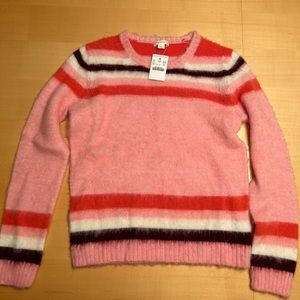 J. Crew crew cuts pink striped sweater. Size 16 UK